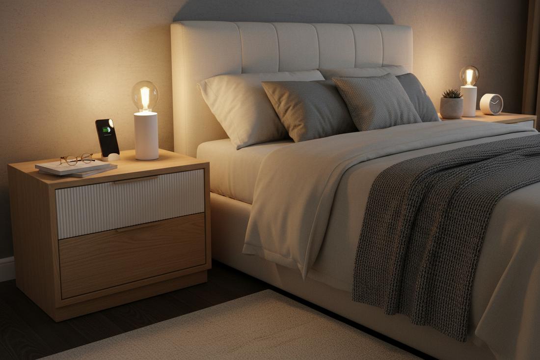 Best Nightstands for Small Bedrooms: Size and Storage Guide