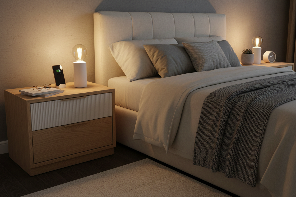 Best Nightstands for Small Bedrooms: Size and Storage Guide