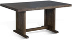 Pemberly Row 3-Piece Farmhouse Wood Breakfast Nook Set - Image 7