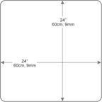 Dulles Glass 24 inch Square Glass Table Top - Image 3