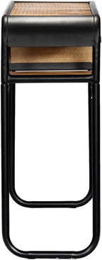 Console Table with 1 Drawer and 2 Compartments, 46.5"x11.8"x29.5" Solid Mango - Image 4