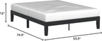 Mellow Naturalista Classic 12 Inch Solid Wood Platform Bed - Image 2