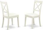 East West Furniture BOC-WHI-LC Boston Dinette Chairs by EastWestFurniture