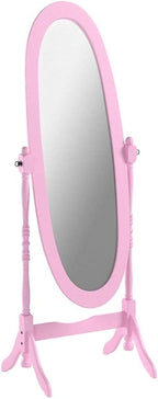 Roundhill Furniture Queen Anna Style Floor Cheval Mirror - Image 6