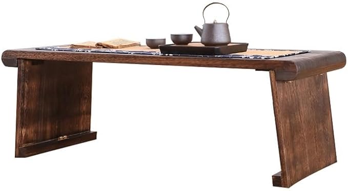 LUNIZ Nightstand Sofa Table Wooden Floor Table by Unknown