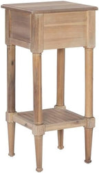 Linon Styers Wood Accent Starfish Coastal Side Table in Natural - Image 8