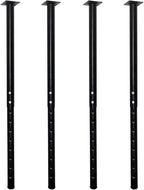 QLLY Adjustable Metal Table Leg, 24-40 inch, Home Office DIY Desk Leg, by QLLY