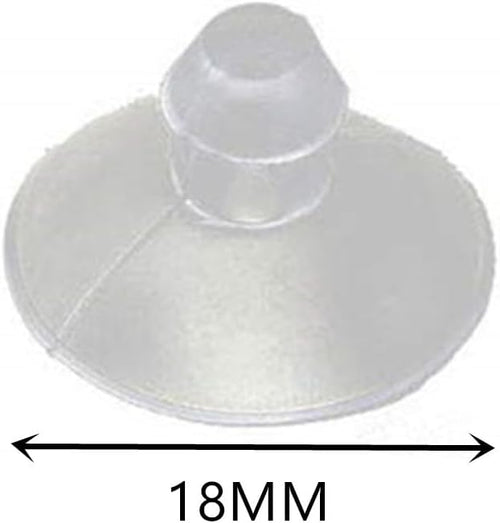 16 Pack 18mm/0.7" Mini Small Clear Suction Cups - Image 2