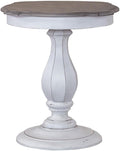 Liberty Furniture Magnolia Manor Round Pedestal Accent Table European by LibertyFurniture