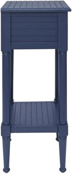 Linon Styers Wood Accent Starfish Coastal Side Table in Navy - Image 6