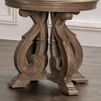 Furniture of America Jinst Traditional Solid Wood 3-Piece Coffee Table Set - Image 4