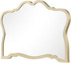 First of a Kind Athena Luxury 4-Piece Queen Bedroom Set in Ivory - Image 4