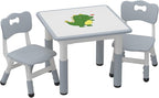 GAOMON Kids Table and 2 Chairs Set by GAOMON