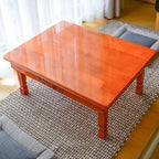 Korean Style Folding Solid Wood Low Table by Unknown