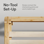 Nectar Bamboo Platform Bed Frame & Upholstered Headboard - Image 6