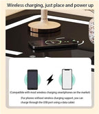 Smart Nightstand with Wireless Charging and Touch Sensing, Night Table Bedside - Image 5