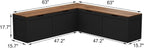 L Shape Kitchen Breakfast Nook Bench, Kitchen Corner Nook Bench Seating - Image 2