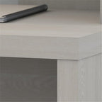Bush Business Furniture Echo L Shaped Bow Front Office Desk in Gray Sand - Image 5