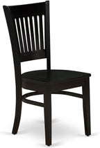 East West Furniture VAC-BLK-W Vancouver Dining Room Chairs by EastWestFurniture