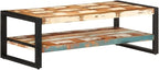 Coffee Table 47.2"x23.6"x15.7" Solid Reclaimed Wood, Side Table, Center Table - Image 6