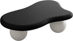 47.2" Cloud Coffee Table with 3 Ball Legs, Modern Irregular Center Table - Image 6