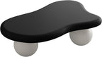 40” Cloud Coffee Table with 3 Ball Legs, Modern Irregular Center Table - Image 7