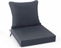 Summsun Patio Chair Cushions, Water Resistant Backrest Pillow and Seat Cushion by SUMMSUN