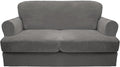 CUCRAF Cushion Sofa Cover 3 Piece Slipcovers, Soft Thick Velvet Couch Cover by CUCRAF