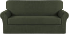 Turquoize Stretch Sofa Slipcover 2 Pieces Sofa Cover Couch Cover by Turquoize