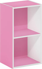 Furinno PASIR Book Shelf, 2-Tier Modern Bookshelf, Open Shelves Bookcase 9 x 12 - Image 6