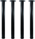 QLLY 26 inch Adjustable Metal Desk Legs, Heavy Duty Furniture Table Legs by QLLY
