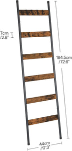 HOOBRO Blanket Ladder, 6-Tier Towel Rack - Image 2