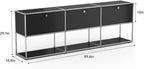 Modern Storage Cabinet Versatile Free-Standing Organizer - Image 3