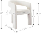 BESTANO Modern PU Leather Upholstered Dining Chairs - Image 3