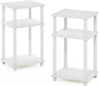 Furinno JUST Night Stand Set of 2, 3-Tier Turn-N-Tube Nightstand, Toolless - Image 7