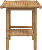 Natural Bamboo Fiber Coffee Table Square Modern Eco-Friendly Furniture - Image 5