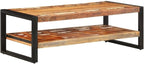 Coffee Table 47.2"x23.6"x15.7" Solid Reclaimed Wood, Side Table, Center Table - Image 9