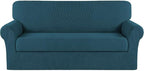Turquoize Stretch Sofa Slipcover 2 Pieces Sofa Cover Couch Cover by Turquoize