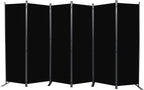 Room Divider 6FT Portable Room Dividers and Folding Privacy Screens, 6 Panel by HOMSCREENER