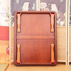 Korean Folding Table, Hand-Painted Low Wooden Dining/Tea Room Table, Versatile - Image 3
