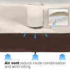 VAILGE Heavy Duty Deep Patio Sofa Cover, 100% Waterproof Outdoor Sofa Cover - Image 7