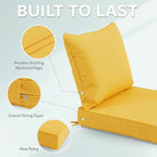 22x22 Inch Patio Chair Cushions Set of 2, Outdoor Furniture Cushions - Image 6
