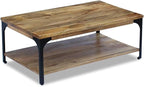 Solid Mango Wood Coffee Table - Image 5