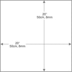 Dulles Glass 20 inch Square Glass Table Top - Image 3