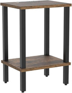TUTOTAK End Table with Charging Station, Side Table with USB Ports and Outlets - Image 5