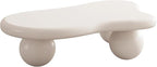 47.2" Cloud Coffee Table for Living Room Irregular Coffee Table Modern Low - Image 8