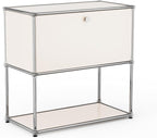 Modern Storage Cabinet Sideboard Versatile Free-Standing Organizer Cabinets - Image 5
