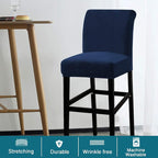Turquoize Bar Stool Covers 4 Pack Bar Stool Covers - Image 2