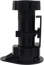 Jiozermi 12 Pack Black Plastic Cabinet Legs, Adjustable Furniture Feet - Image 4