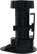 Jiozermi 4 Pack Black Plastic Cabinet Legs, Adjustable Furniture Feet - Image 4
